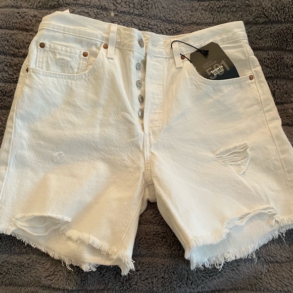 NWT Levi's 501 Ultra High-Rise Bermuda Shorts - Picture 5 of 8